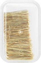 Straight Hair Pins 60mm, golden - Tico Professional — photo N4