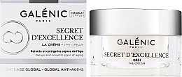 Face Cream - Galenic Secret D'Excellence The Cream — photo N1