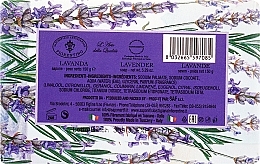 Natural Soap "Lavender" - Saponificio Artigianale Fiorentino Masaccio Lavender Soap — photo N9