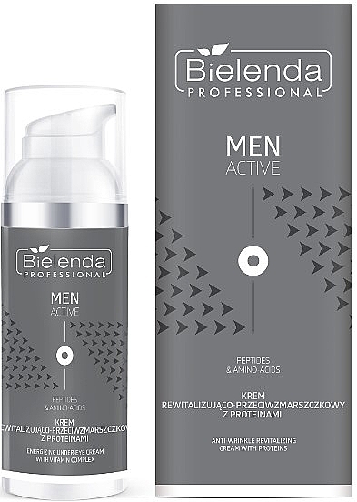 Anti-Wrinkle & Regenerating Cream with Proteins - Bielenda Professional Men Active — photo N1