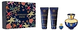 Fragrances, Perfumes, Cosmetics Versace Pour Femme Dylan Blue - Set (edp/100ml + edp/mini/5ml + sh/g/100ml + b/lot/100ml)