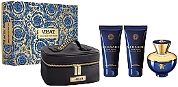 Fragrances, Perfumes, Cosmetics Versace Dylan Blue Pour Femme - Set (edp/100ml+b/lot/100ml+sh/gel/100ml+bag)