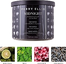 Scented Candle - Perry Ellis Midnight Fine Fragrance Candle — photo N3