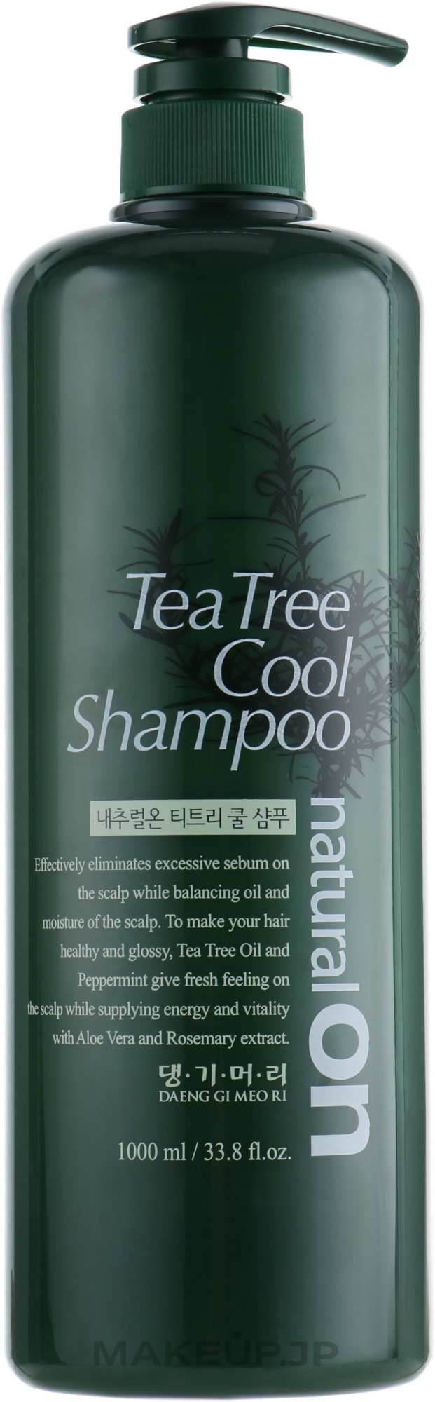 Cooling Tea Tree Shampoo - Daeng Gi Meo Ri Naturalon Tea Tree Cool Shampoo — photo 1000 ml