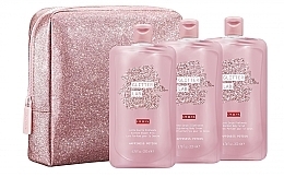 Fragrances, Perfumes, Cosmetics Set - Pupa Glitter Lab Happiness Potion (bag + milk/200 ml + cream/200ml + scrub/200ml)