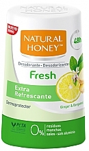 ロールオン デオドラント 制汗剤 - Natural Honey 48H Fresh Ginger And Bergamot — photo N1