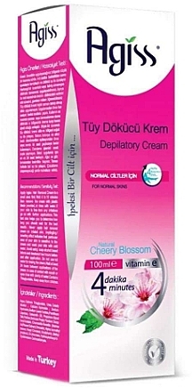 Depilation Cream with Cherry & Chamomile Extract - Agiss Depilatory Cream — photo N1