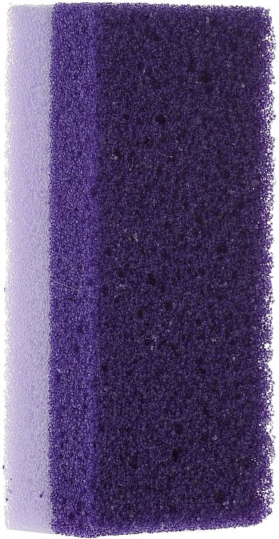 Double-Sided Pumice Sponge, 71010, violet - Top Choice — photo N1