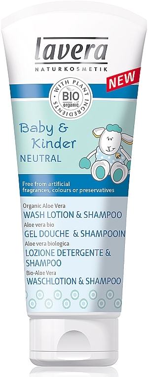 Wash Lotion and Shampoo - Lavera Baby and Kinder Neutral Wash Lotion and Shampoo — photo N1