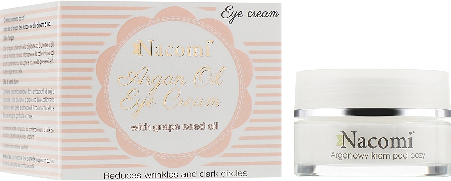 Eye Cream - Nacomi Argan Oil Eye Cream — photo N1