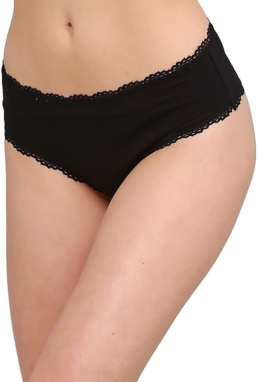 Women Thongs "Classic", black - Fleri — photo N1