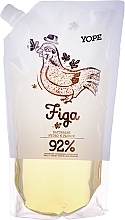 Fragrances, Perfumes, Cosmetics Liquid Soap "Fig" (doypack) - Yope Fig Tree Natural Liquid Soap Doypack