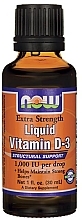 Drops "Vitamin D3. Extra Strength" - Now Foods Liquid Vitamin D3 Extra Strenght 1000 IU — photo N2