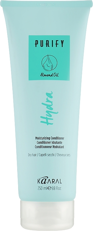 Moisturizing Cream Conditioner with Rice Milk Proteins & Almond Oil - Kaaral Purify Hydra Conditioner — photo N1