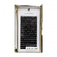 Fragrances, Perfumes, Cosmetics Individual Lashes 0.10-C, 10 mm - Ibra Volume Method