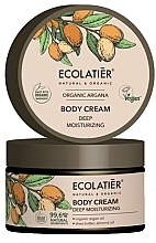 Fragrances, Perfumes, Cosmetics Body Cream “Super Moisturizing” - Ecolatier Organic Argana Body Cream