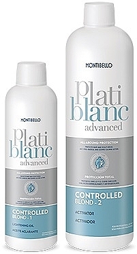 Set - Montibello Platiblanc Advanced Controlled Blond — photo N2