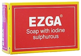 Fragrances, Perfumes, Cosmetics Natural Gray Soap - Ezga Soap with Iodine Sulpfurous