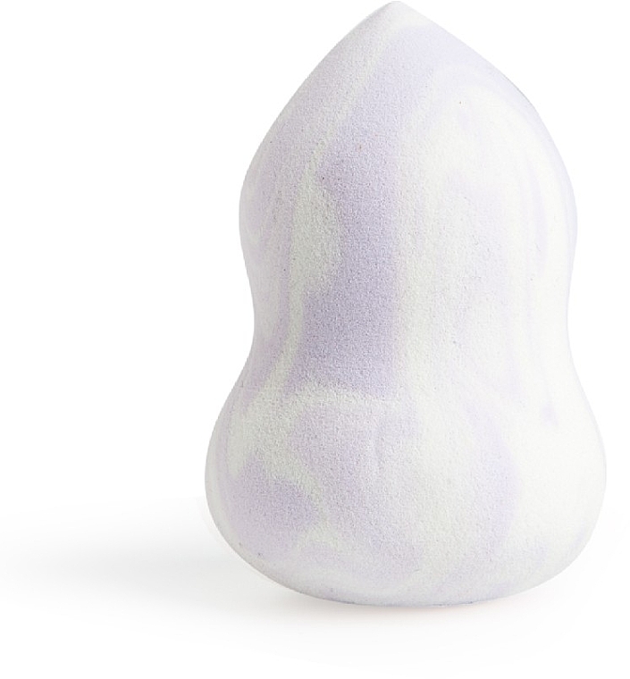 Makeup Sponge, purple - IDC Institute Blending Marble Sponge — photo N1