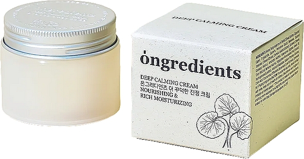 Intensive Regenerating Face Cream - Ongredients Deep Calming Cream — photo N1