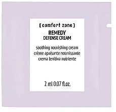 Fragrances, Perfumes, Cosmetics Soothing Protective Face Cream - Comfort Zone Remedy Defense Cream (sample)