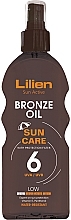 Fragrances, Perfumes, Cosmetics Body Sun Oil - Lilien Sun Active Bronze Oil SPF 6