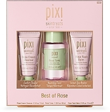 Fragrances, Perfumes, Cosmetics Set - Pixi Best Of Rose Set (cr/15ml + toner/40ml + f/balm/15ml)