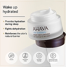 Nourishing Night Cream - Ahava Time To Hydrate Night Replenisher Normal to Dry Skin — photo N7