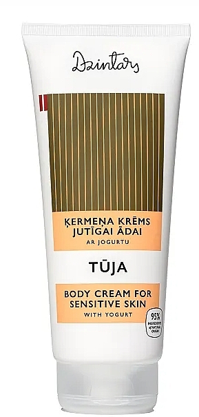 Yoghurt Body Cream for Sensitive Skin - Dzintars Tuja Body Cream for Sensitive Skin  — photo N1