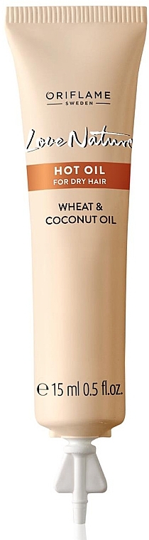 Oil for Dry Hair - Oriflame Love Nature Wheat & Coconut Hot Oil — photo N2