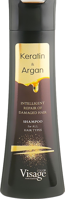 Keratin & Argan Oil Shampoo - Visage Keratin & Argan Shampoo — photo N1