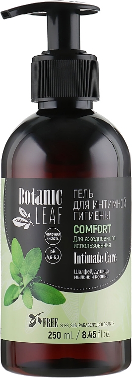 Intimate Wash Gel for Sensitive Skin - Botanic Leaf Comfort Intimate Gel — photo N2