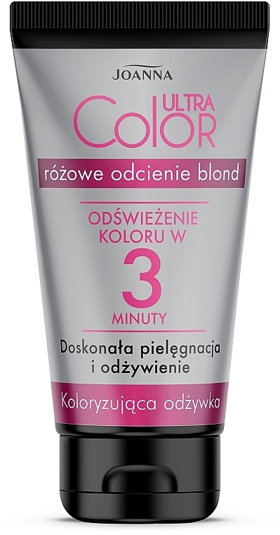 Tinted Hair Conditioner - Joanna Ultra Color System Pink Shades Of Blond — photo N6