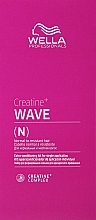 Fragrances, Perfumes, Cosmetics Perm Set for Normal & Coarse Hair - Wella Professionals Creatine+ Wave (h/lot/75ml + h/neutr/100ml + treatm/30ml)