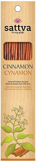Cinnamon Incense Sticks - Sattva Cinnamon — photo N1