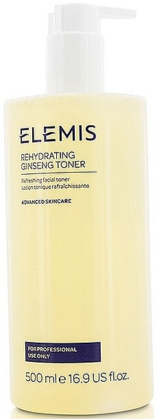 Moisturizing Face Tonic - Elemis Rehydrating Ginseng Toner For Professional Use Only  — photo N1