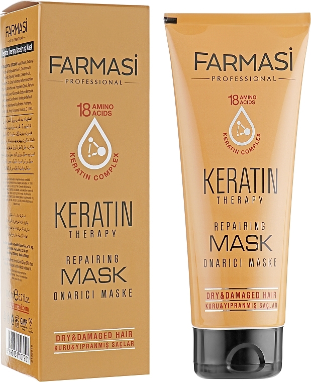 Keratin Hair Mask - Farmasi Keratin Therapy Repairing Mask — photo N1