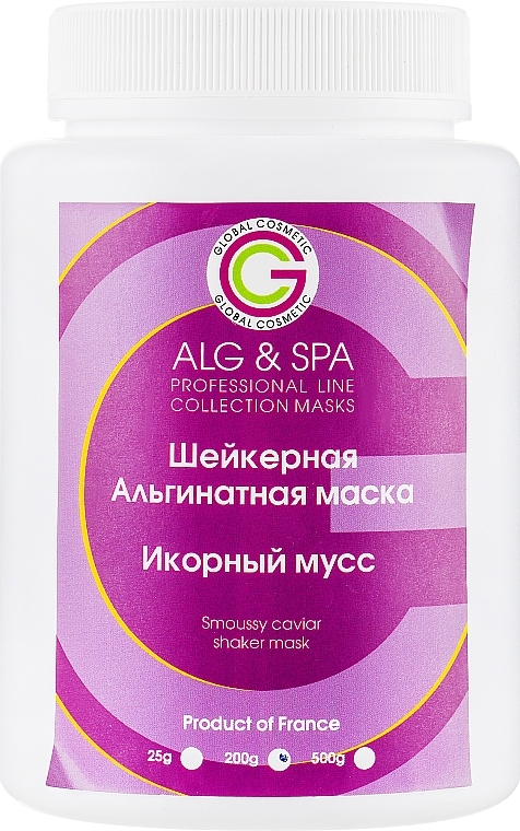 Alginate Shake Mask 'Caviar Mousse' - ALG & SPA Professional Line Collection Masks Smoussy Caviar Shaker Mask — photo N7