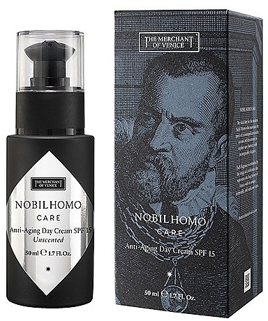 Unscented Anti-Aging Day Cream - The Merchant Of Venice Nobil Homo Care Anti-Aging Day Cream Spf 15 — photo N2