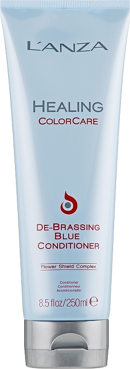 Anti-Yellow Conditioner - L'anza Healing ColorCare De-Brassing Blue Conditioner — photo N1