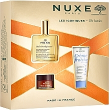 Fragrances, Perfumes, Cosmetics Set - Nuxe Les Iconiques (cr/30 ml + l/balm/15 ml + oil/50 ml)