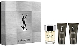 Fragrances, Perfumes, Cosmetics Yves Saint Laurent YSL LHomme - Set (edt 100ml + a/sh balm 50ml + sh/gel 50ml)