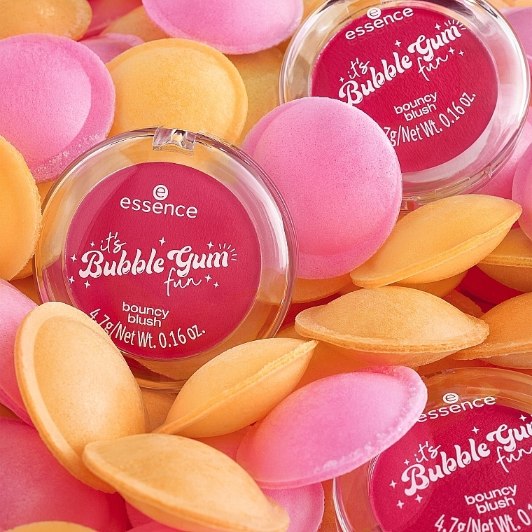 Face Blush - Essence Its Bubble Gum Fun Bouncy Blush — photo N4