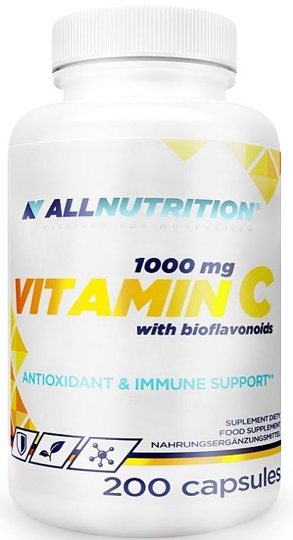 Vitamin C + Bioflavonoids Dietary Supplement - Allnutrition Vitamin C With Bioflavonoids Antioxidant & Immune Support — photo N3