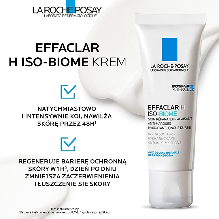 Oily and Problem Skin Repairing & Moisturizing Cream - La Roche-Posay Effaclar H Iso Biome — photo N4