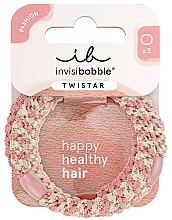 Fragrances, Perfumes, Cosmetics Hair Tie Set, 3 pcs. - Invisibobble Twistar Blush Braids