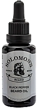 Black Pepper Beard Oil - Solomon's Beard Oil Black Pepper — photo N1