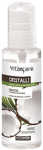 Liquid Hair Crystals with Coconut Extract - Vitalcare Professional Vitamins Liquid Crystals — photo N1