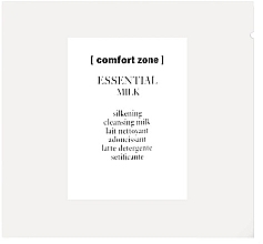 Fragrances, Perfumes, Cosmetics Cleansing Milk - Comfort Zone Essential Milk (sample)