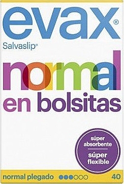 Individually Wrapped Pantyliners "Normal", 40 pcs - Evax Salvaslip — photo N1